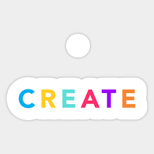 Colorful Create Sticker